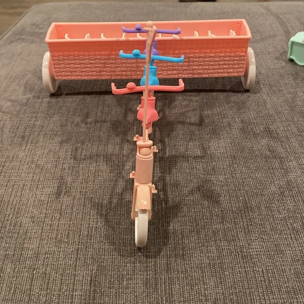 Vintage 1992 Tyco Quints Cousins Bicycle      toy toys kids girls bike bikes